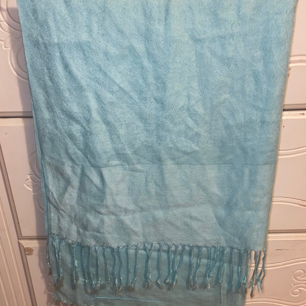 Pashmina, Turquoise - Picture 9 of 9